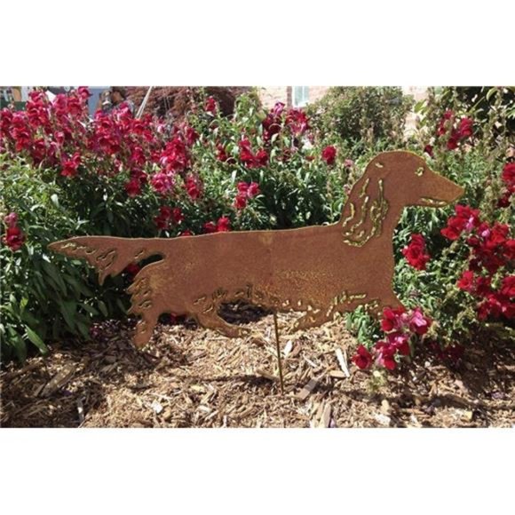 Long Haired Dachshund Garden Stake or Wall Hanging, Dog Sign - Picture 2 of 2